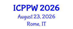 International Conference on Positive Psychology and Wellbeing (ICPPW) August 23, 2026 - Rome, Italy International Conference on Positive Psychology and Wellbeing (ICPPW) August 23, 2026 - Rome, Italy