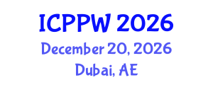 International Conference on Positive Psychology and Wellbeing (ICPPW) December 20, 2026 - Dubai, United Arab Emirates International Conference on Positive Psychology and Wellbeing (ICPPW) December 20, 2026 - Dubai, United Arab Emirates