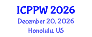International Conference on Positive Psychology and Wellbeing (ICPPW) December 20, 2026 - Honolulu, United States International Conference on Positive Psychology and Wellbeing (ICPPW) December 20, 2026 - Honolulu, United States