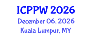 International Conference on Positive Psychology and Wellbeing (ICPPW) December 06, 2026 - Kuala Lumpur, Malaysia International Conference on Positive Psychology and Wellbeing (ICPPW) December 06, 2026 - Kuala Lumpur, Malaysia