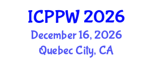 International Conference on Positive Psychology and Wellbeing (ICPPW) December 16, 2026 - Quebec City, Canada International Conference on Positive Psychology and Wellbeing (ICPPW) December 16, 2026 - Quebec City, Canada