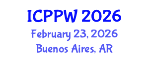 International Conference on Positive Psychology and Wellbeing (ICPPW) February 23, 2026 - Buenos Aires, Argentina International Conference on Positive Psychology and Wellbeing (ICPPW) February 23, 2026 - Buenos Aires, Argentina
