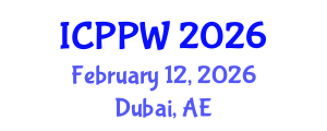 International Conference on Positive Psychology and Wellbeing (ICPPW) February 12, 2026 - Dubai, United Arab Emirates International Conference on Positive Psychology and Wellbeing (ICPPW) February 12, 2026 - Dubai, United Arab Emirates