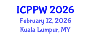 International Conference on Positive Psychology and Wellbeing (ICPPW) February 12, 2026 - Kuala Lumpur, Malaysia International Conference on Positive Psychology and Wellbeing (ICPPW) February 12, 2026 - Kuala Lumpur, Malaysia