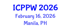 International Conference on Positive Psychology and Wellbeing (ICPPW) February 16, 2026 - Manila, Philippines International Conference on Positive Psychology and Wellbeing (ICPPW) February 16, 2026 - Manila, Philippines