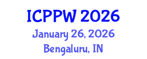 International Conference on Positive Psychology and Wellbeing (ICPPW) January 26, 2026 - Bengaluru, India International Conference on Positive Psychology and Wellbeing (ICPPW) January 26, 2026 - Bengaluru, India