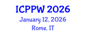 International Conference on Positive Psychology and Wellbeing (ICPPW) January 12, 2026 - Rome, Italy International Conference on Positive Psychology and Wellbeing (ICPPW) January 12, 2026 - Rome, Italy