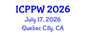 International Conference on Positive Psychology and Wellbeing (ICPPW) July 17, 2026 - Quebec City, Canada International Conference on Positive Psychology and Wellbeing (ICPPW) July 17, 2026 - Quebec City, Canada