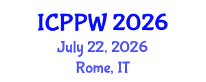 International Conference on Positive Psychology and Wellbeing (ICPPW) July 22, 2026 - Rome, Italy International Conference on Positive Psychology and Wellbeing (ICPPW) July 22, 2026 - Rome, Italy