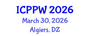 International Conference on Positive Psychology and Wellbeing (ICPPW) March 30, 2026 - Algiers, Algeria International Conference on Positive Psychology and Wellbeing (ICPPW) March 30, 2026 - Algiers, Algeria