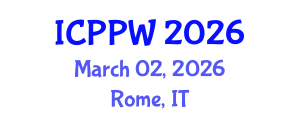 International Conference on Positive Psychology and Wellbeing (ICPPW) March 02, 2026 - Rome, Italy International Conference on Positive Psychology and Wellbeing (ICPPW) March 02, 2026 - Rome, Italy