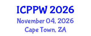 International Conference on Positive Psychology and Wellbeing (ICPPW) November 04, 2026 - Cape Town, South Africa International Conference on Positive Psychology and Wellbeing (ICPPW) November 04, 2026 - Cape Town, South Africa