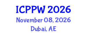 International Conference on Positive Psychology and Wellbeing (ICPPW) November 08, 2026 - Dubai, United Arab Emirates International Conference on Positive Psychology and Wellbeing (ICPPW) November 08, 2026 - Dubai, United Arab Emirates