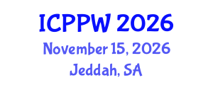 International Conference on Positive Psychology and Wellbeing (ICPPW) November 15, 2026 - Jeddah, Saudi Arabia International Conference on Positive Psychology and Wellbeing (ICPPW) November 15, 2026 - Jeddah, Saudi Arabia