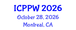 International Conference on Positive Psychology and Wellbeing (ICPPW) October 28, 2026 - Montreal, Canada International Conference on Positive Psychology and Wellbeing (ICPPW) October 28, 2026 - Montreal, Canada