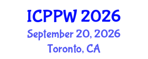 International Conference on Positive Psychology and Wellbeing (ICPPW) September 20, 2026 - Toronto, Canada International Conference on Positive Psychology and Wellbeing (ICPPW) September 20, 2026 - Toronto, Canada