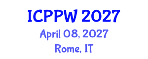 International Conference on Positive Psychology and Wellbeing (ICPPW) April 08, 2027 - Rome, Italy International Conference on Positive Psychology and Wellbeing (ICPPW) April 08, 2027 - Rome, Italy