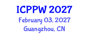 International Conference on Positive Psychology and Wellbeing (ICPPW) February 03, 2027 - Guangzhou, China International Conference on Positive Psychology and Wellbeing (ICPPW) February 03, 2027 - Guangzhou, China