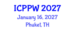 International Conference on Positive Psychology and Wellbeing (ICPPW) January 16, 2027 - Phuket, Thailand International Conference on Positive Psychology and Wellbeing (ICPPW) January 16, 2027 - Phuket, Thailand
