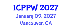 International Conference on Positive Psychology and Wellbeing (ICPPW) January 09, 2027 - Vancouver, Canada International Conference on Positive Psychology and Wellbeing (ICPPW) January 09, 2027 - Vancouver, Canada