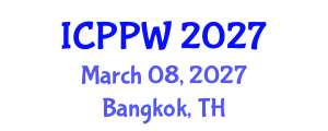International Conference on Positive Psychology and Wellbeing (ICPPW) March 08, 2027 - Bangkok, Thailand International Conference on Positive Psychology and Wellbeing (ICPPW) March 08, 2027 - Bangkok, Thailand