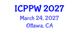 International Conference on Positive Psychology and Wellbeing (ICPPW) March 24, 2027 - Ottawa, Canada International Conference on Positive Psychology and Wellbeing (ICPPW) March 24, 2027 - Ottawa, Canada