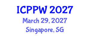 International Conference on Positive Psychology and Wellbeing (ICPPW) March 29, 2027 - Singapore, Singapore International Conference on Positive Psychology and Wellbeing (ICPPW) March 29, 2027 - Singapore, Singapore
