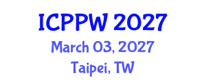 International Conference on Positive Psychology and Wellbeing (ICPPW) March 03, 2027 - Taipei, Taiwan International Conference on Positive Psychology and Wellbeing (ICPPW) March 03, 2027 - Taipei, Taiwan