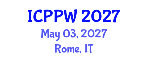 International Conference on Positive Psychology and Wellbeing (ICPPW) May 03, 2027 - Rome, Italy International Conference on Positive Psychology and Wellbeing (ICPPW) May 03, 2027 - Rome, Italy