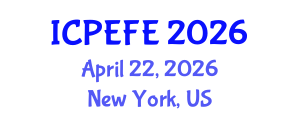 International Conference on Postharvest Engineering and Food Engineering (ICPEFE) April 22, 2026 - New York, United States