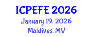 International Conference on Postharvest Engineering and Food Engineering (ICPEFE) January 19, 2026 - Maldives, Maldives International Conference on Postharvest Engineering and Food Engineering (ICPEFE) January 19, 2026 - Maldives, Maldives