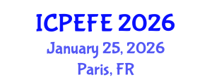 International Conference on Postharvest Engineering and Food Engineering (ICPEFE) January 25, 2026 - Paris, France