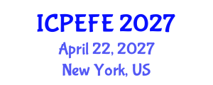 International Conference on Postharvest Engineering and Food Engineering (ICPEFE) April 22, 2027 - New York, United States International Conference on Postharvest Engineering and Food Engineering (ICPEFE) April 22, 2027 - New York, United States
