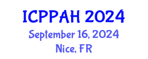 International Conference on Poultry Production and Animal Husbandry (ICPPAH) September 16, 2024 - Nice, France