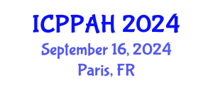 International Conference on Poultry Production and Animal Husbandry (ICPPAH) September 16, 2024 - Paris, France
