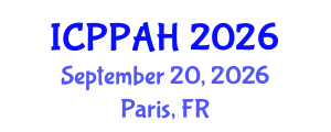 International Conference on Poultry Production and Animal Husbandry (ICPPAH) September 20, 2026 - Paris, France