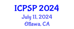 International Conference on Poverty and Social Protection (ICPSP) July 11, 2024 - Ottawa, Canada