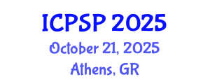 International Conference on Poverty and Social Protection (ICPSP) October 21, 2025 - Athens, Greece