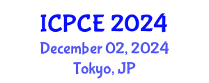 International Conference on Power and Control Engineering (ICPCE) December 02, 2024 - Tokyo, Japan