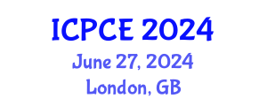 International Conference on Power and Control Engineering (ICPCE) June 27, 2024 - London, United Kingdom