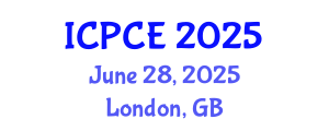 International Conference on Power and Control Engineering (ICPCE) June 28, 2025 - London, United Kingdom