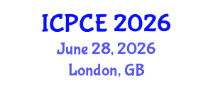 International Conference on Power and Control Engineering (ICPCE) June 28, 2026 - London, United Kingdom