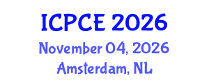 International Conference on Power and Control Engineering (ICPCE) November 04, 2026 - Amsterdam, Netherlands