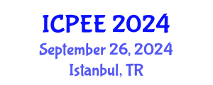 International Conference on Power and Energy Engineering (ICPEE) September 26, 2024 - Istanbul, Turkey