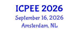 International Conference on Power and Energy Engineering (ICPEE) September 16, 2026 - Amsterdam, Netherlands