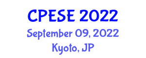 International Conference on Power and Energy Systems Engineering (CPESE) September 09, 2022 - Kyoto, Japan