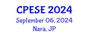 International Conference on Power and Energy Systems Engineering (CPESE) September 06, 2024 - Nara, Japan