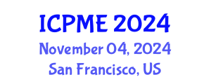 International Conference on Power and Mechanical Engineering (ICPME) November 04, 2024 - San Francisco, United States
