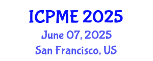 International Conference on Power and Mechanical Engineering (ICPME) June 07, 2025 - San Francisco, United States