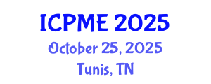 International Conference on Power and Mechanical Engineering (ICPME) October 25, 2025 - Tunis, Tunisia